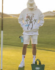Yorf Golf Paisley Shorts White - Erthe Golf
