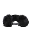 Master Bunny Edition Women's Fur Visor - Grey - Erthe Golf