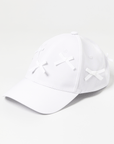 Keypote Women's Ribbon Ties Golf Hat - White - Erthe Golf