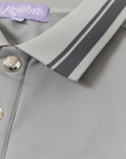 Keypote Long Sleeve Layered Polo Shirt - Grey - Erthe Golf