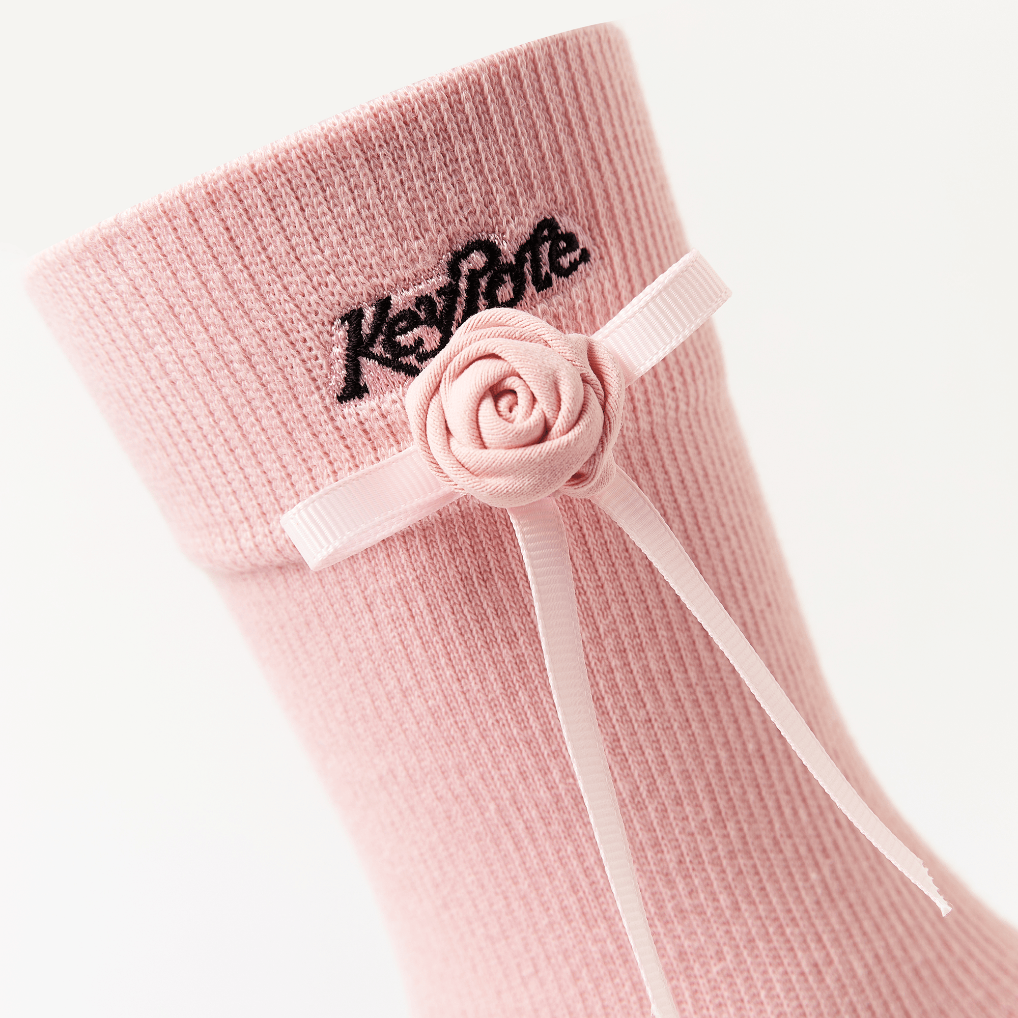 Keypote Women's Ribbon Rose Sport Socks - Pink - Erthe Golf