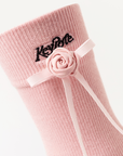 Keypote Women's Ribbon Rose Sport Socks - Pink - Erthe Golf