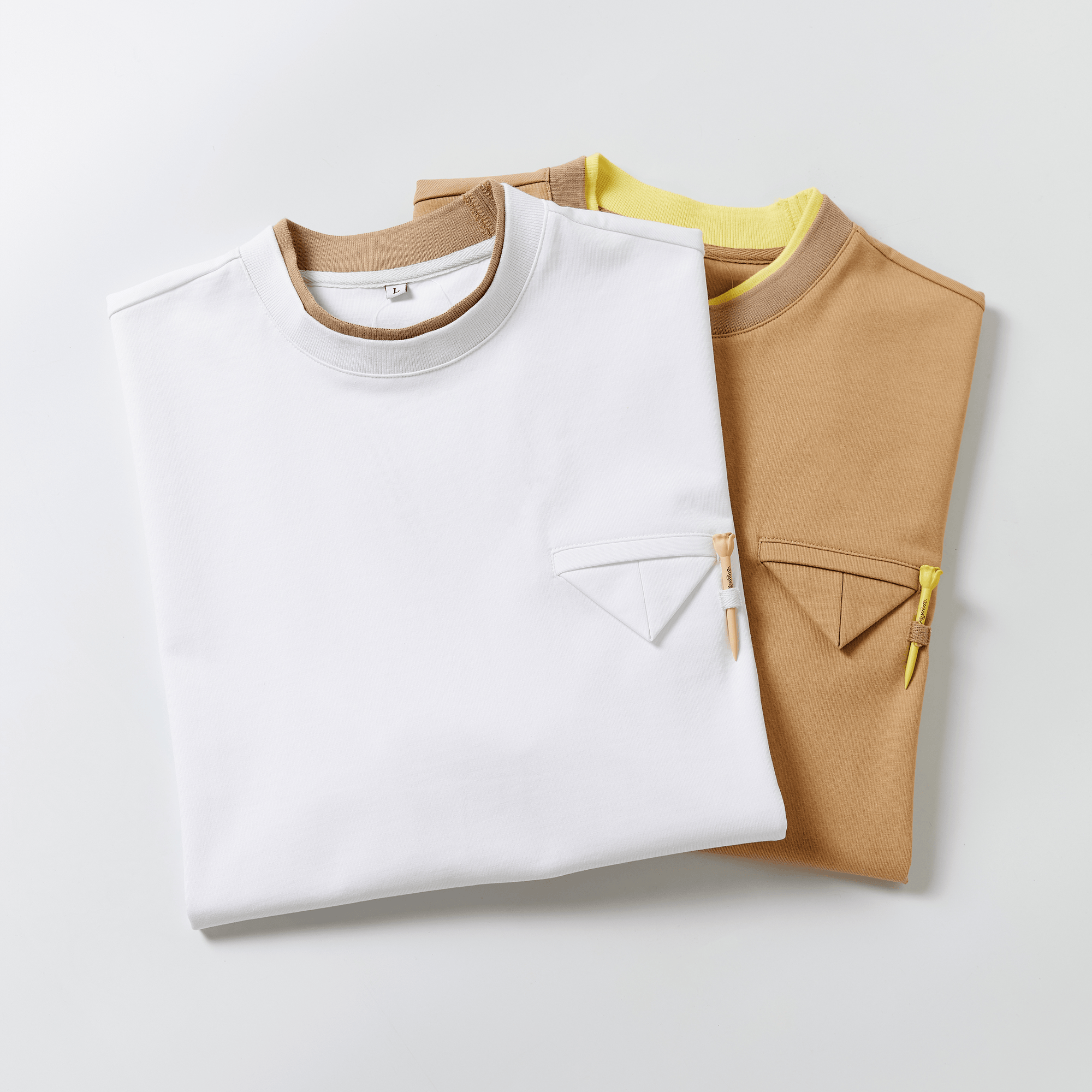 Keypote Men's Golf T-shirt - White - Erthe Golf