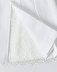 Keypote Pleated Lace White Skirt - Erthe Golf