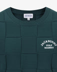 Pearly Gates Men's Jack Bunny Check Texture Knit Vest Green - Erthe Golf
