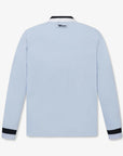 WAAC Men Long Sleeve Polo - Light Blue - Erthe Golf