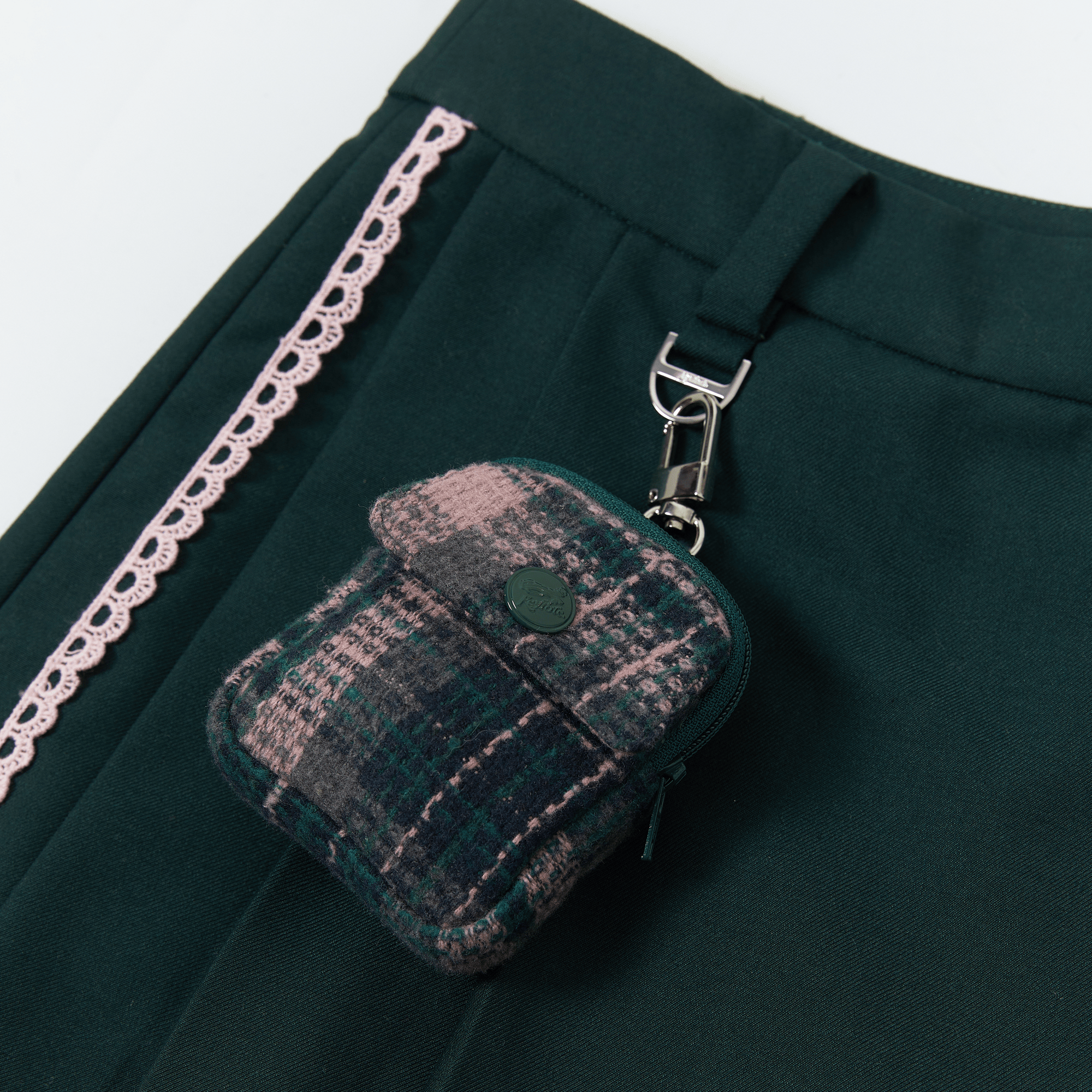 Keypote Women's Pleated Skort - Dark Green - Erthe Golf