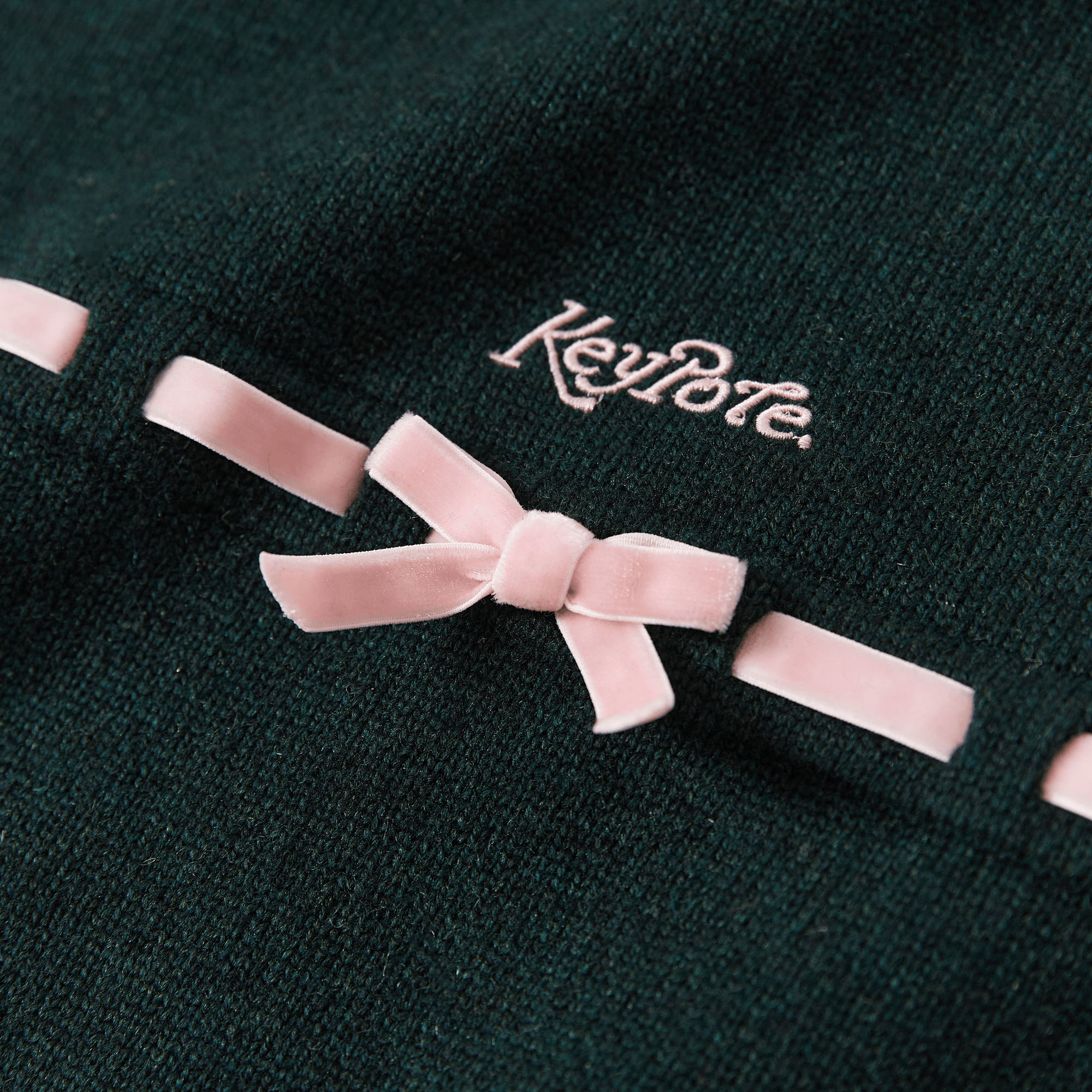 Keypote Knitted Vest - Forest Green - Erthe Golf