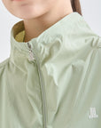 Lanvin Blanc Green Mock Neck Drawstring Dress - Erthe Golf