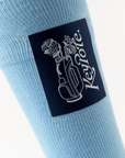 Keypote Men's Side Logo Crew Socks - Blue - Erthe Golf