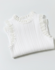 Keypote Women's Sleeveless Knitwear - White