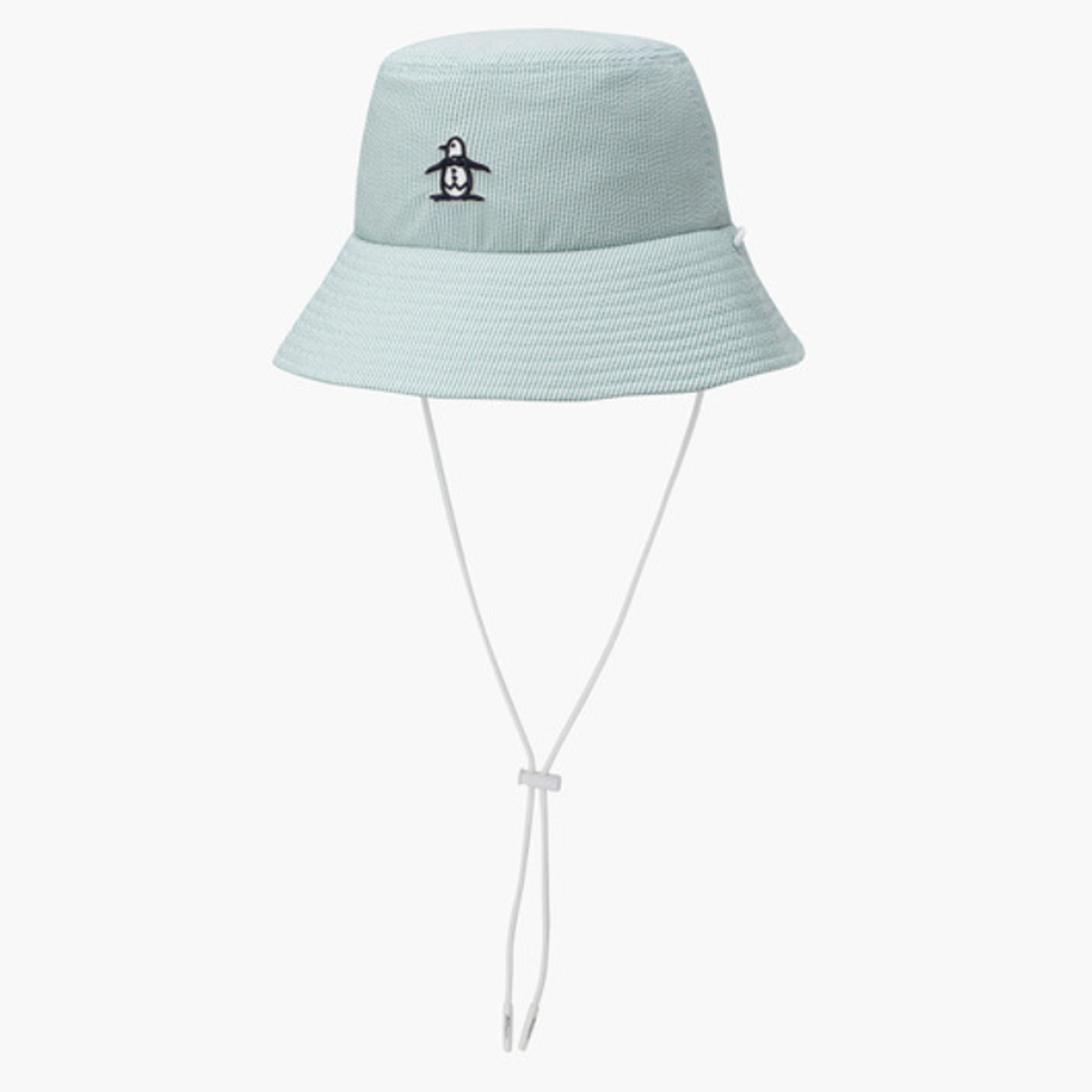 Munsingwear Women's Striped Seersucker Bucket Hat - Erthe Golf