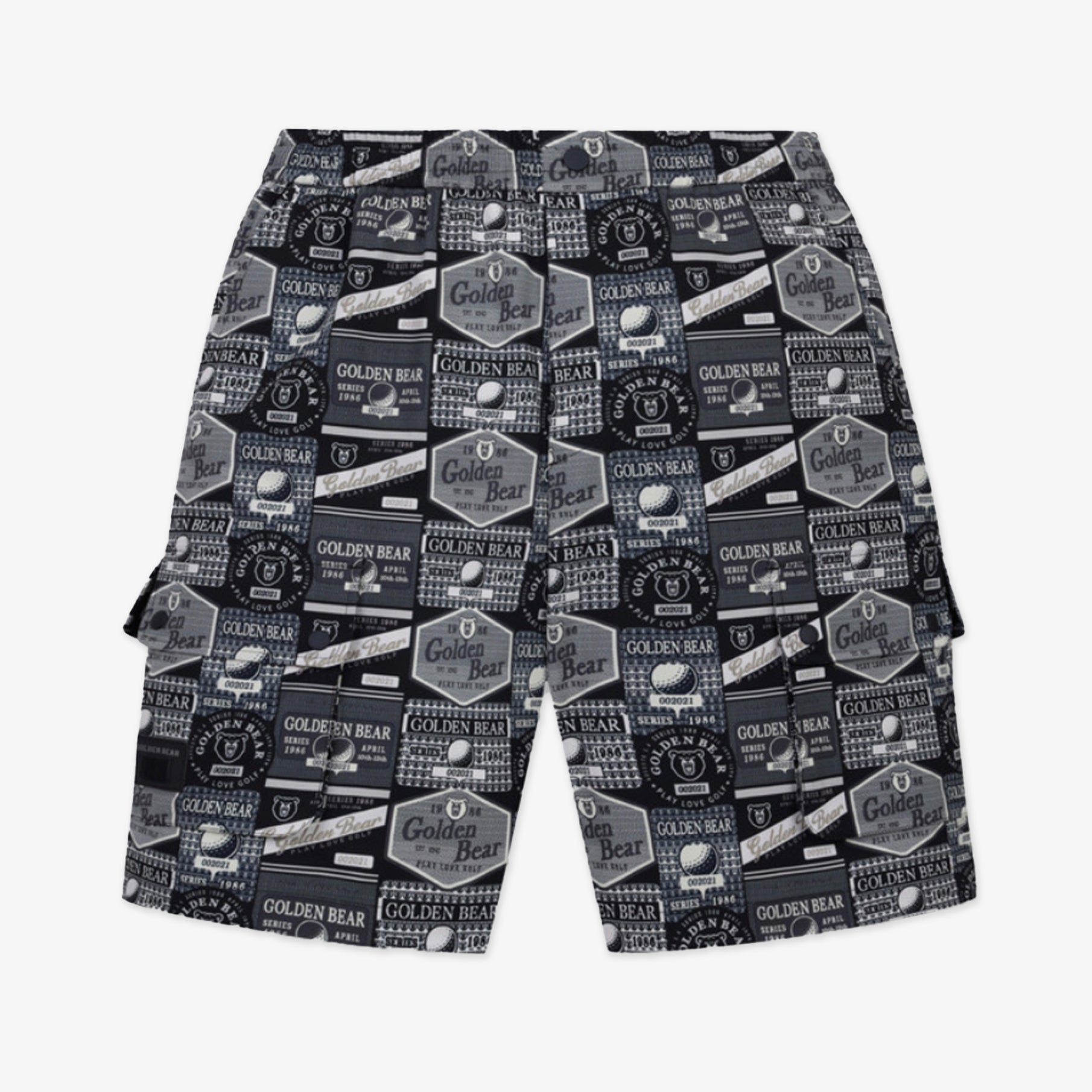 Golden Bear Unisex All-Over Printed Shorts Black