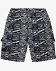 Golden Bear Unisex All-Over Printed Shorts Black