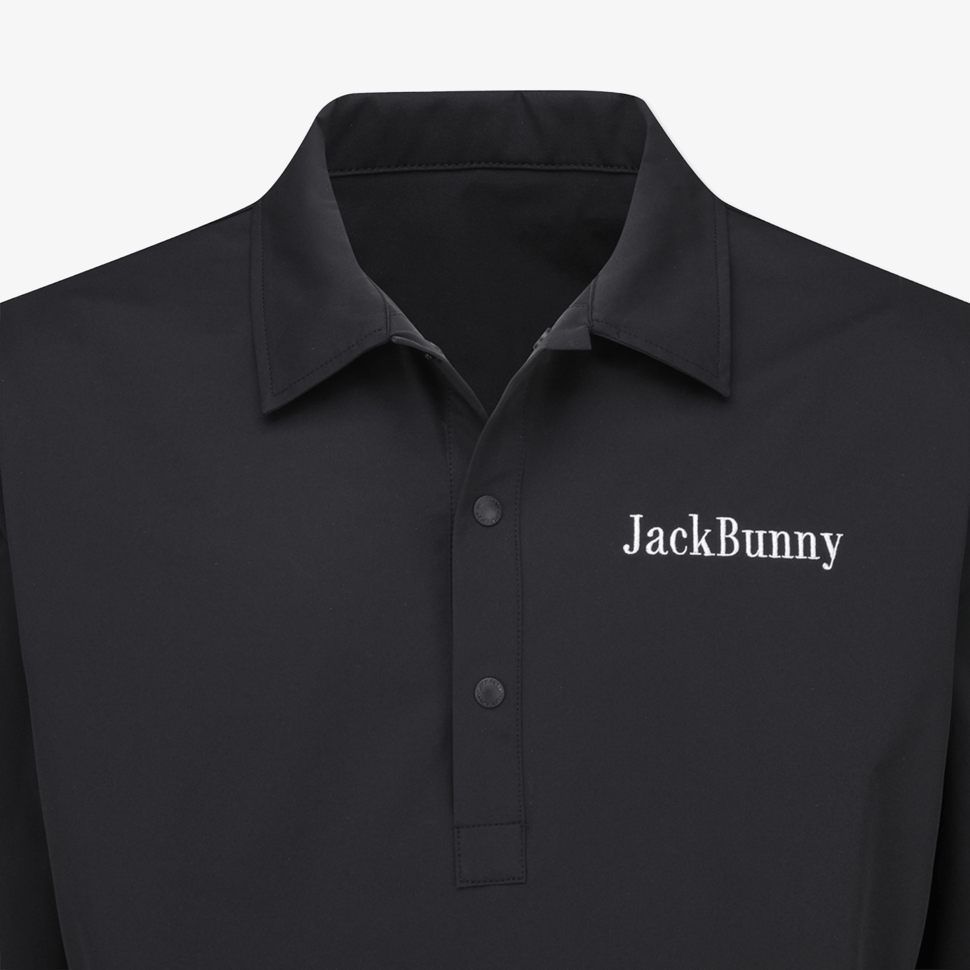 Pearly Gates Jackbunny Pullover Windbreaker - Black - Erthe Golf