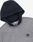 Golden Bear Woven Hoodie T-shirt Grey - Erthe Golf