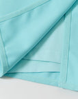 Keypote Lightweight Wrap Skirt - Aqua Blue - Erthe Golf