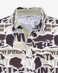Master Bunny Edition Men's Collage Polo - Brown - Erthe Golf