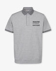 Master Bunny Edition Men's Melange Polo - Grey - Erthe Golf