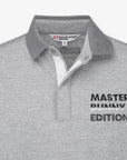 Master Bunny Edition Men's Melange Polo - Grey - Erthe Golf