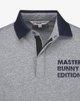 Master Bunny Edition Men's Melange Polo - Navy - Erthe Golf