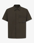 Master Bunny Edition Men's Pocket Shirt - Brown - Erthe Golf