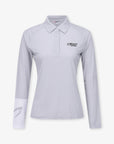 Master Bunny Edition Women's Long - Sleeve Polo - Gray - Erthe Golf