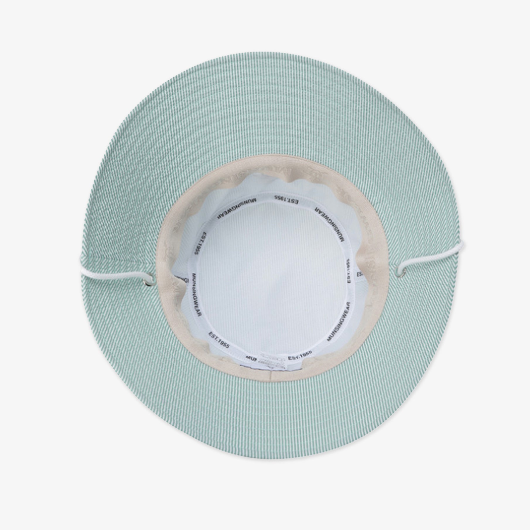 Munsingwear Women's Striped Seersucker Bucket Hat - Erthe Golf