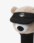 Golden Bear Bear Character Driver Cover Black - Erthe Golf