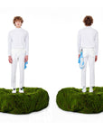 Cellty Golf White Mock - Neck Long Sleeve - Erthe Golf