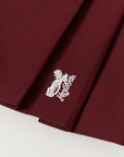 Keypote Women's Pleated Skort - Burgundy - Erthe Golf
