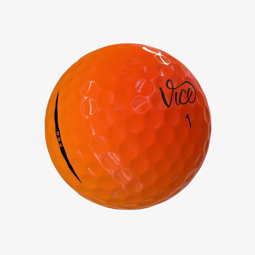 Vice Pro Golf Balls - Orange Red - Erthe Golf