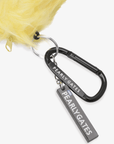 Pearly Gates Fur Carabiner Mini Pouch - Erthe Golf