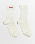 Keypote Women's Lace Sport Socks - White - Erthe Golf