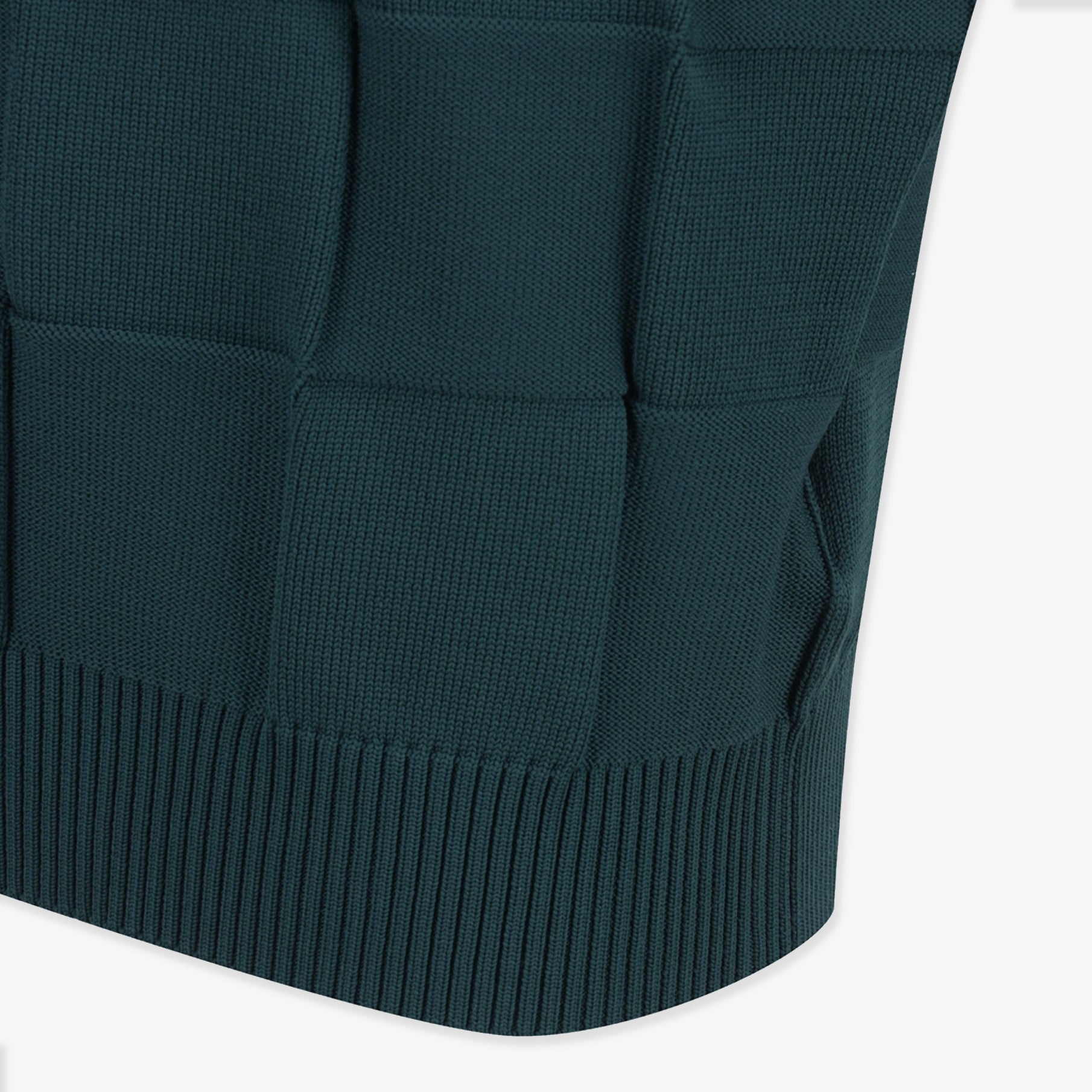 Pearly Gates Men's Jack Bunny Check Texture Knit Vest Green - Erthe Golf