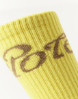 Keypote Men's Logo Crew Socks - Yellow - Erthe Golf