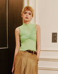 Keypote Mint Green Knot Mockneck Top - Erthe Golf