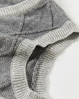 Keypote Knitted Vest - Grey - Erthe Golf