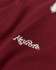 Keypote Long Sleeve Knited Top - Burgundy - Erthe Golf