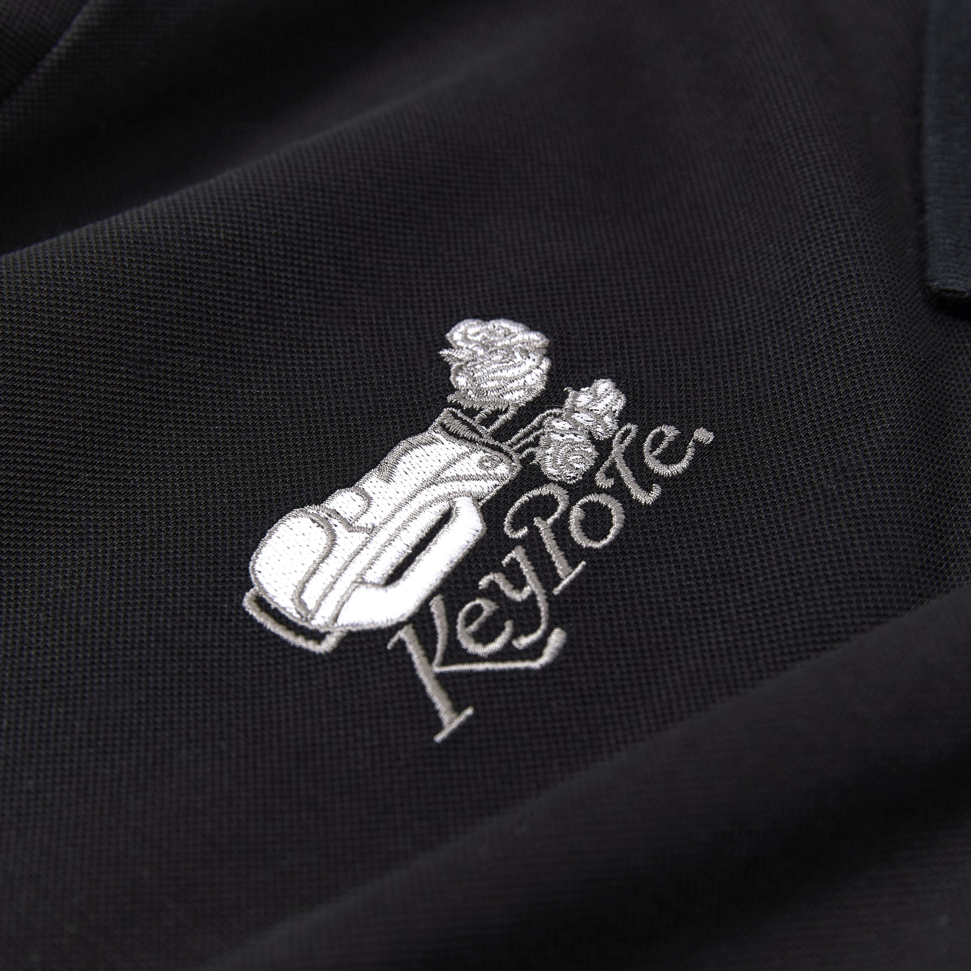 Keypote Men's Polo Shirt - Black - Erthe Golf