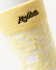 Keypote Women's Lace Sport Socks - Yellow - Erthe Golf