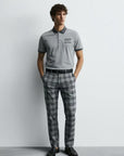 Master Bunny Edition Men's Check Pants - Black - Erthe Golf