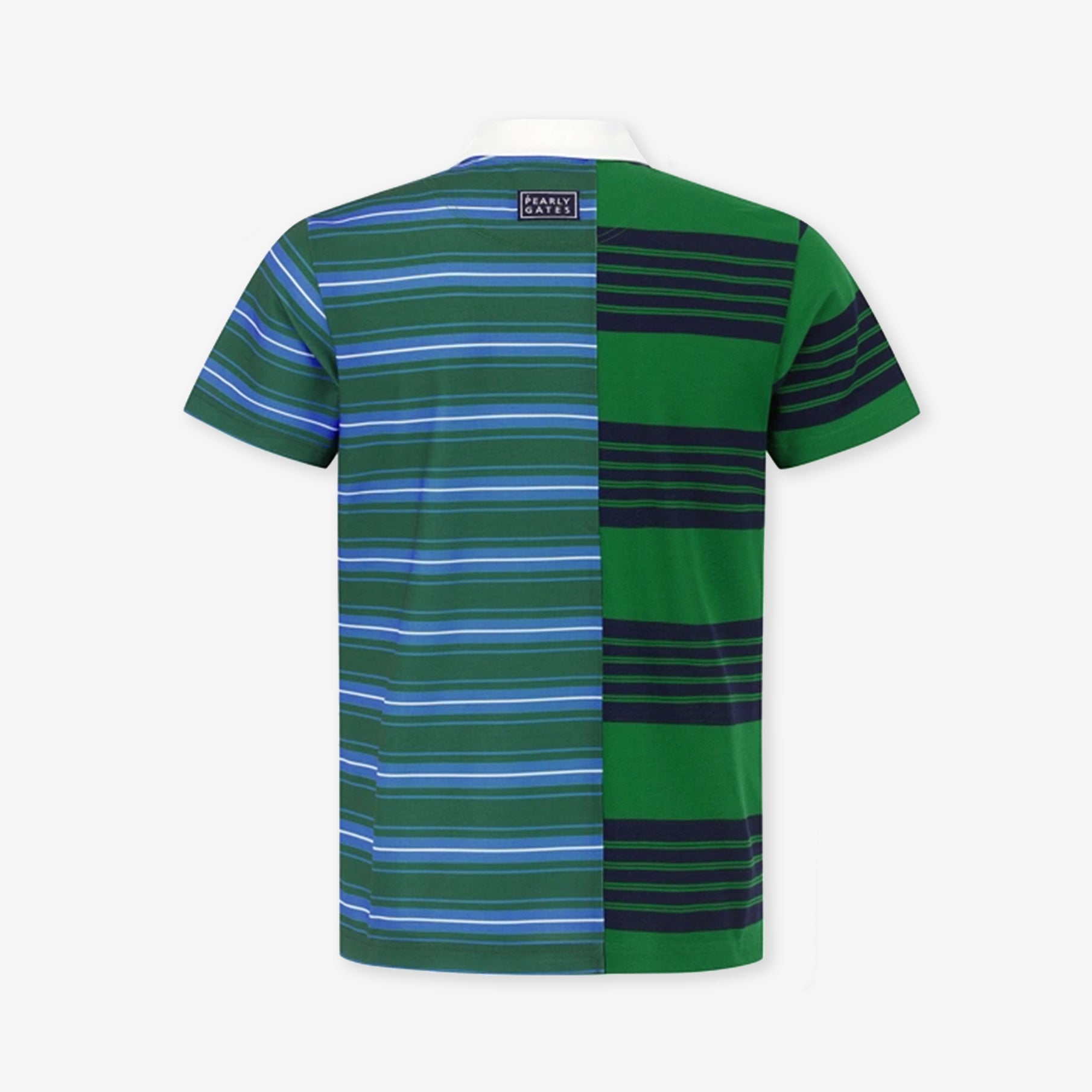 Pearly Gates Men's Multi Strip Polo - Green - Erthe Golf