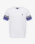 Pearly Gates Men's Color Block Top - White - Erthe Golf