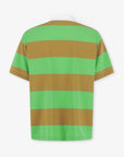 Pearly Gates Men's Stripe Collar T-Shirt - Green - Erthe Golf