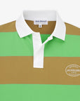 Pearly Gates Men's Stripe Collar T-Shirt - Green - Erthe Golf