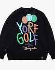 Yorf Golf Aw Tag Crewneck Black - Erthe Golf