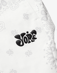 Yorf Golf Paisley Shorts White - Erthe Golf