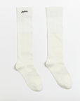 Keypote Women's Lace Calf Socks - White - Erthe Golf