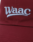 WAAC Logo Cap - Burgundy - Erthe Golf